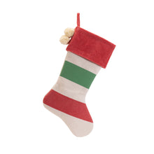 Load image into Gallery viewer, Striped Wool Stocking (Set of 2)