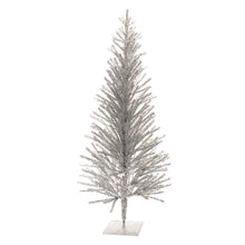 Load image into Gallery viewer, Tinsel Pine Tree 48"H