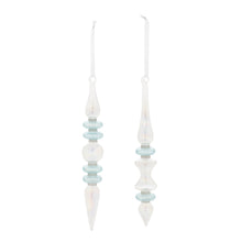 Load image into Gallery viewer, Iridescent Finial Drop Ornament (Set of 24)