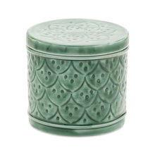 Load image into Gallery viewer, Sage Green Metal Container with Lid (Set of 2)