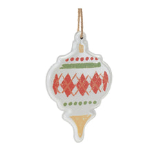 Load image into Gallery viewer, Metal Ornament with Nordic Pattern (Set of 4)