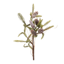 Load image into Gallery viewer, Pine Twig and Pinecone Spray (Set of 6)