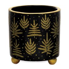 Load image into Gallery viewer, Footed Pine Tree Planter (Set of 2)