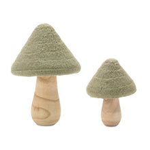 Load image into Gallery viewer, Glittered Wool Mushroom Decor (Set of 2)