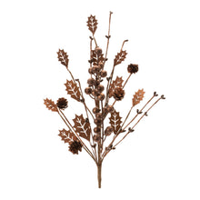 Load image into Gallery viewer, Mixed Holly Berry Pinecone Spray (Set of 6)