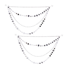 Load image into Gallery viewer, Jewel Bead and Chain Link Garland (Set of 2)