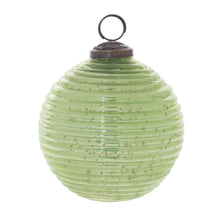 Load image into Gallery viewer, Ribbed Mercury Glass Ball Ornament (Set of 6)