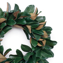 Load image into Gallery viewer, Magnolia Leaf Wreath 24"D