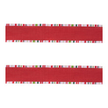 Load image into Gallery viewer, Striped Trim Wired Ribbon (Set of 2)