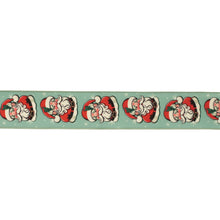 Load image into Gallery viewer, Nostalgic Santa Print Wired Ribbon (Set of 2)