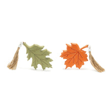 Load image into Gallery viewer, Jute Fall Leaf (Set of 2)