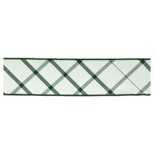 Load image into Gallery viewer, Plaid Wired Ribbon 4" x 5 Yds