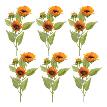 Load image into Gallery viewer, Fall Sunflower Spray (Set of 6)