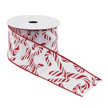 Load image into Gallery viewer, Candy Cane Print Wired Ribbon (Set of 2)