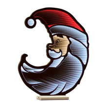 Load image into Gallery viewer, Santa Half Moon Ekkolight 23"H