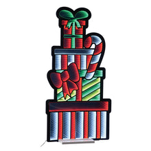 Load image into Gallery viewer, Package Stack and Candy Cane Ekkolight 47"H