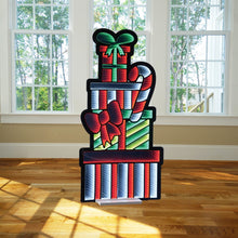 Load image into Gallery viewer, Package Stack and Candy Cane Ekkolight 47"H