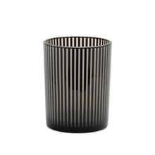 Load image into Gallery viewer, Srtiped Glass Candle Holder (Set of 2)