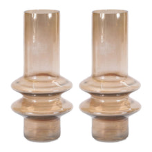 Load image into Gallery viewer, Modern Glass Cylinder Vase (Set of 2)