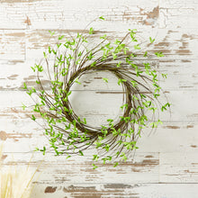 Load image into Gallery viewer, Mini Leaf Twig Wreath 22"D