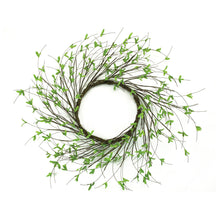 Load image into Gallery viewer, Mini Leaf Twig Wreath 22"D