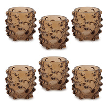 Load image into Gallery viewer, Textured Glass Candle Holder (Set of 6)