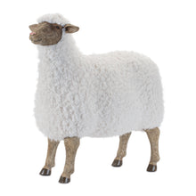 Load image into Gallery viewer, Furry Sheep Statue 23"L