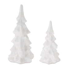 Load image into Gallery viewer, Glossy Ceramic Christmas Trees (Set of 2)