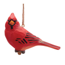 Load image into Gallery viewer, Resin Cardinal Ornament Set of 12