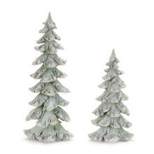 Load image into Gallery viewer, Frosted Evergreen Tree (Set of 2)