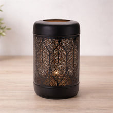Load image into Gallery viewer, Cut Metal Leaf Pattern Lantern 13"H