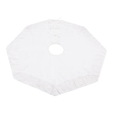 Load image into Gallery viewer, Beaded Christmas Tree Skirt 48"D