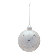 Load image into Gallery viewer, Glass Ball Ornaments with Snowflake (Set of 6)