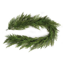 Load image into Gallery viewer, Fresh Touch Cedar Garland 6'L