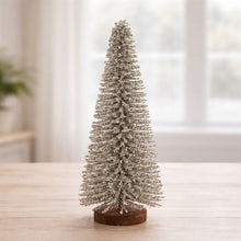 Load image into Gallery viewer, Glitter Iron Christmas Tree 17.5"H