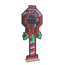 Load image into Gallery viewer, Santa Stop Here Ekkolight 47"H