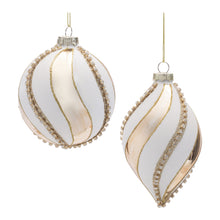 Load image into Gallery viewer, Glass Round Ornaments (Set of 6)