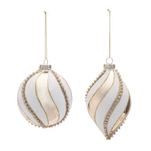 Load image into Gallery viewer, Glass Round Ornaments (Set of 6)