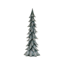Load image into Gallery viewer, Glittered Pine Tree (Set of 3)