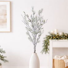 Load image into Gallery viewer, Snowy Oversized Pine Bundle 40"H