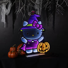 Load image into Gallery viewer, Hello Kitty Witch & Pumpkin Ekkolight 36"H