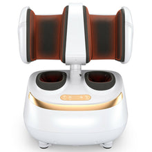 Load image into Gallery viewer, 2-in-1 Foot and Calf Massager with Heat Function-White