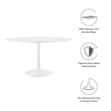 Load image into Gallery viewer, Lippa 54" Round Wood Dining Table by Modway