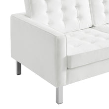Load image into Gallery viewer, Loft Tufted Vegan Leather Sofa by Modway