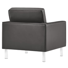 Load image into Gallery viewer, Loft Tufted Vegan Leather Armchair by Modway