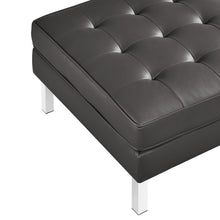 Load image into Gallery viewer, Loft Tufted Vegan Leather Sofa and Ottoman Set by Modway