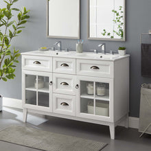 Load image into Gallery viewer, Isle 48" Double Bathroom Vanity Cabinet by Modway