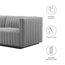 Load image into Gallery viewer, Conjure Channel Tufted Upholstered Fabric Loveseat by Modway