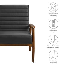 Load image into Gallery viewer, Jensen Vegan Leather Accent Chair by Modway