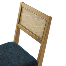 Load image into Gallery viewer, Nimba Faux Rattan Fabric Dining Chairs Set of 2 by Modway